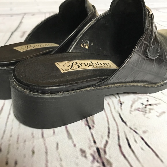 Brighton Made in Italy Leather Slip On Size 6.5 - Picture 7 of 8